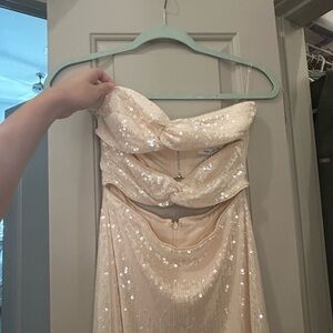 NWT Peppermayo sequin maxi dress, size 4